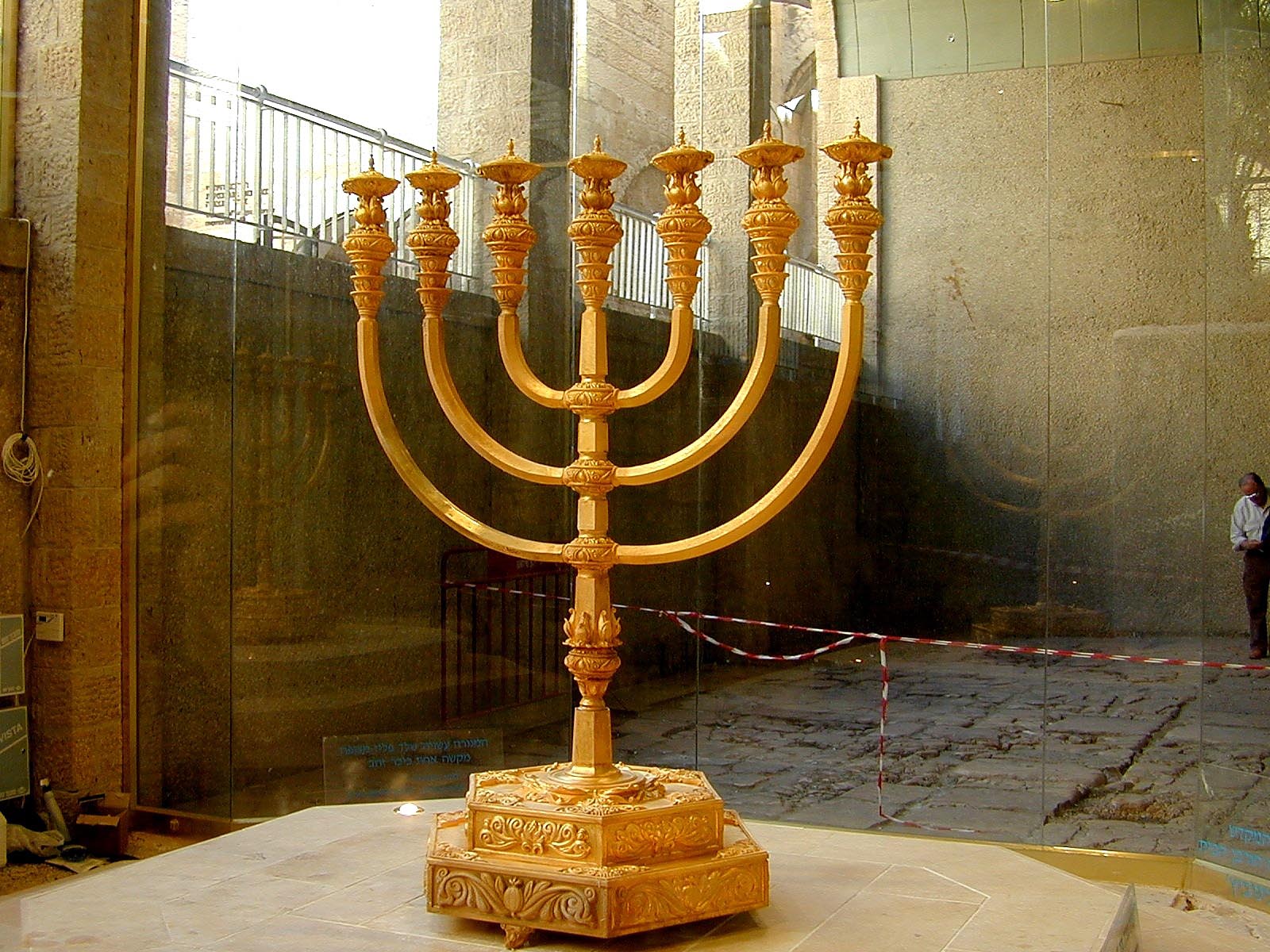 Golden menorah for The Third Temple in Jerusalem. Courtesy of the [Pictorial Library of Bible Lands](https://www.bibleplaces.com)